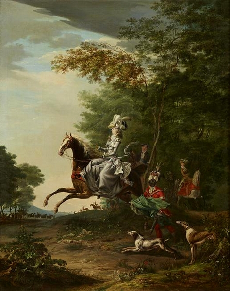 Marie-Antoinette chassant à courre - 1783 - © RMN-Grand Palais (Château de Versailles) / Gérard Blot